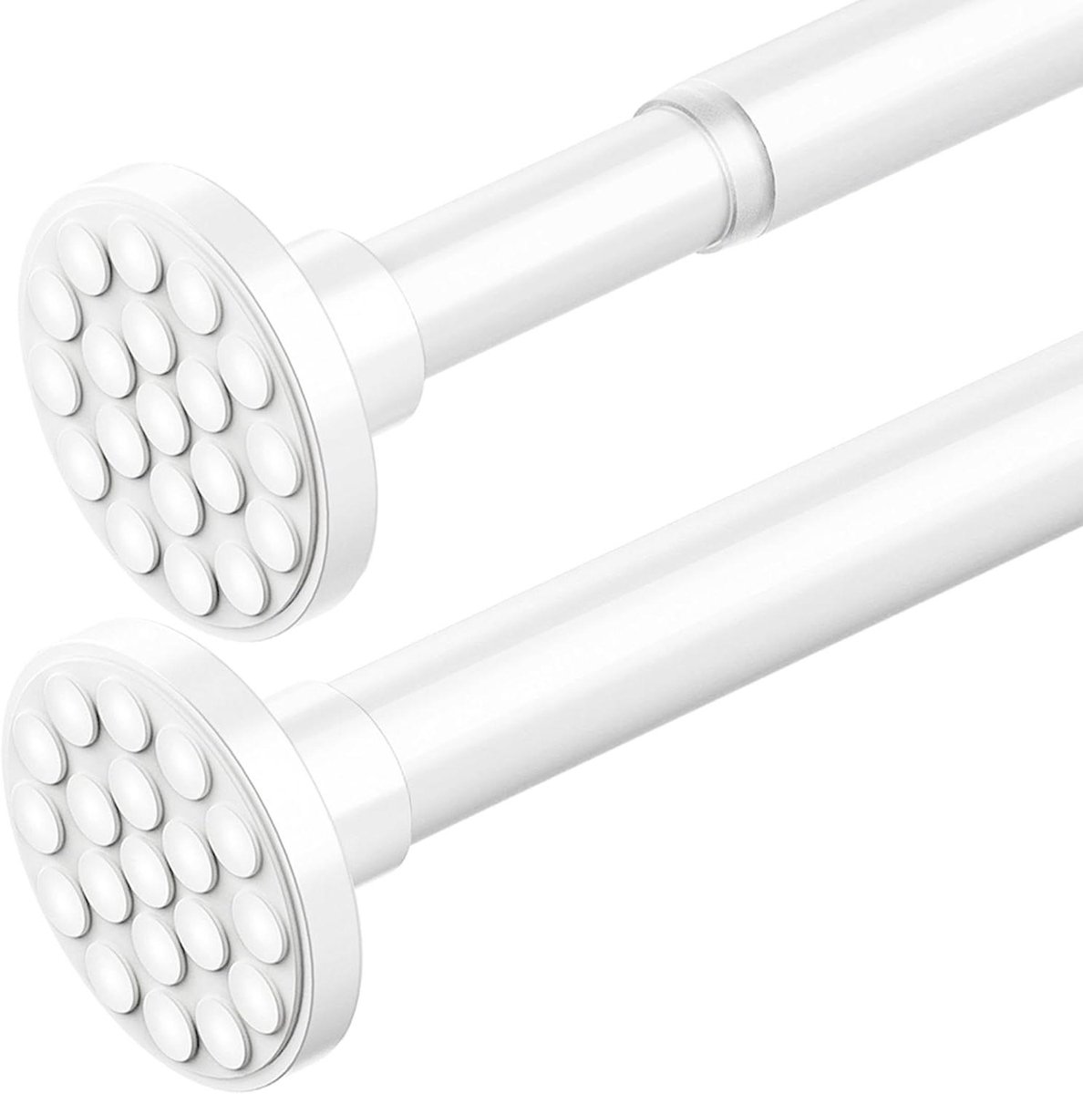 Gordijnroede - Telescoopstang - Ruimte Verdelen - Extra Dik Metaal - 85-270 cm - Zilver