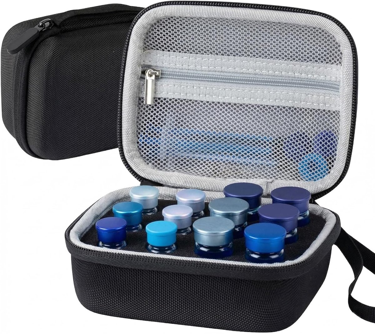 Insuline Pen Tas met 15 Compartimenten, Koeltas voor Peptiden en Ampullen, Organisator voor Vials en Ampullen voor Diabetici