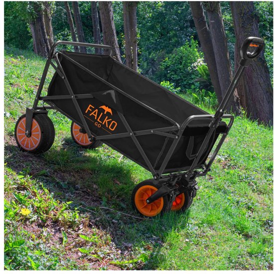 FALKO Elektrische bolderkar - max. 3 km/u - 100W - Max 60kg - Ideaal voor strand, camping of een dagje uit. — afbeelding 3