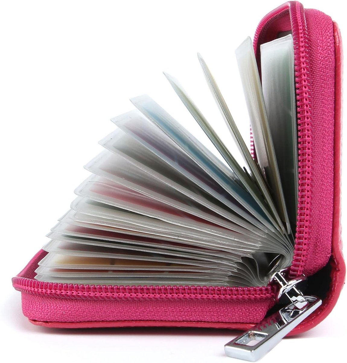 Kaartvakken voor dames, leer, creditcardhouder