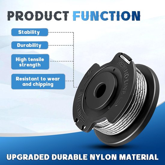 Grastrimmerspoel Compatibel Met F016800569 F016800385, Draadspoel voor Bosch EasyGrassCut 18/18-230/18-26/18-260/23/26/18V-230/18V-26/18V-260, Art 23SL/26SL/2300/23-28 (4 spoel) — afbeelding 3