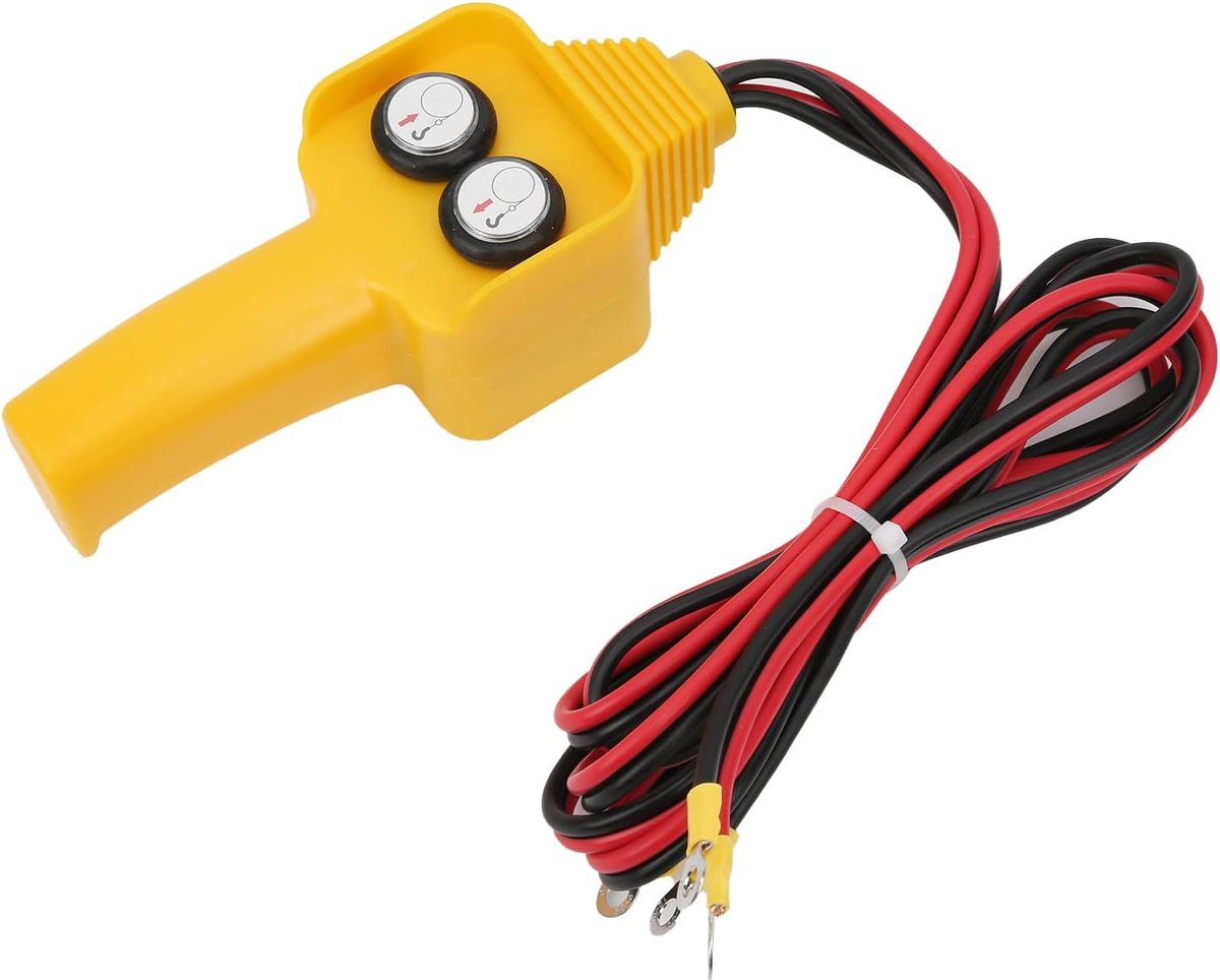 12V Lier Afstandsbediening Lier Handbediening Lier Bedrade Afstandsbediening, Plastic Bedrade Lierbedieningshendel Lierbedieningsschakelaar voor 4,3ft Kabel Drukknop voor