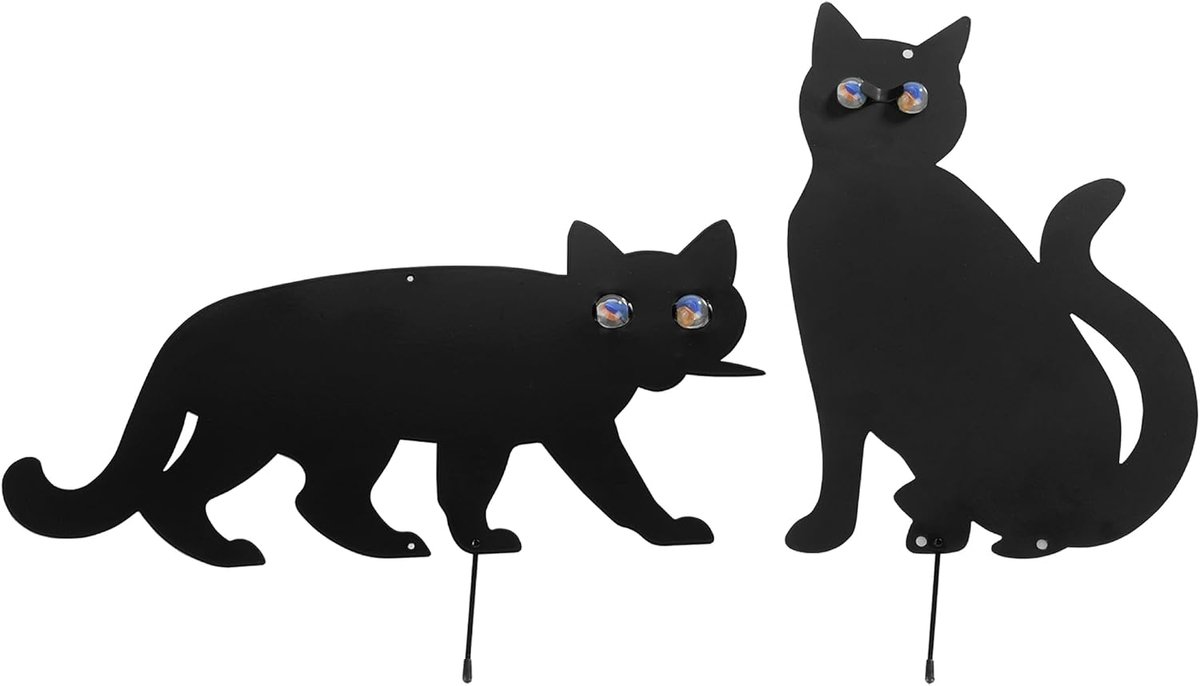 Vogelverschrikker katten, set van 2