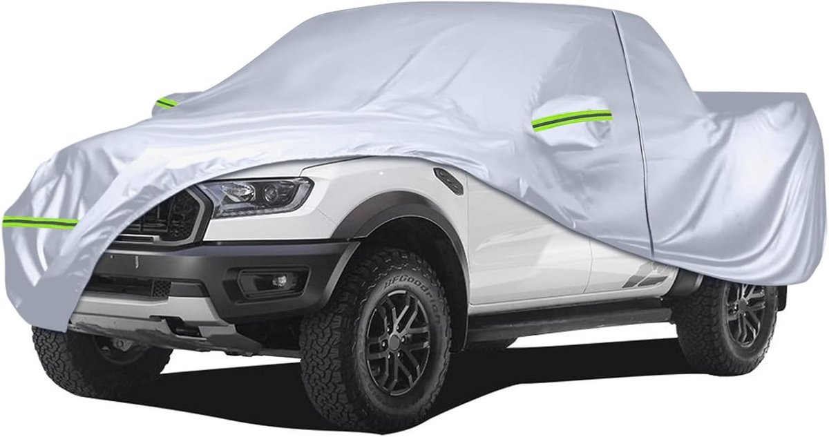 Volledige garage, compatibel met Ford Ranger, Toyota Hilux, Nissan Navara, VW Amarok, Benz X-Class, Fiat Fullback, Double Cab Pickup autoafdekking, stofdicht, waterdicht, outdoor