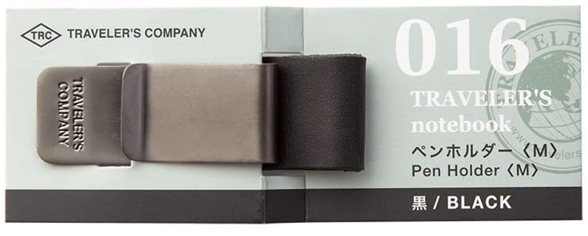 Omgoods - Penhouder voor Traveler's Notebook, Zwart