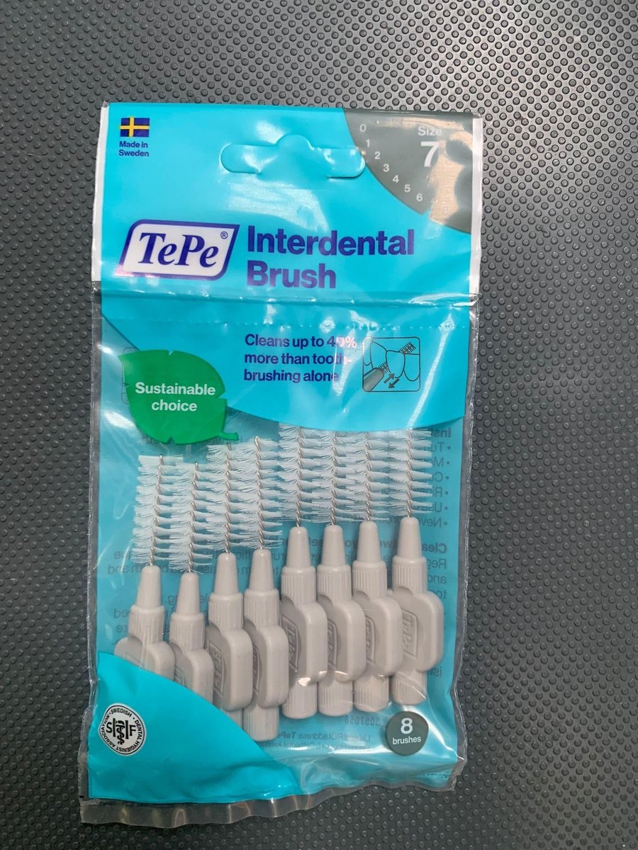 Omgoods - Interdentale Borstels 1.3mm Grijs, Set van 32