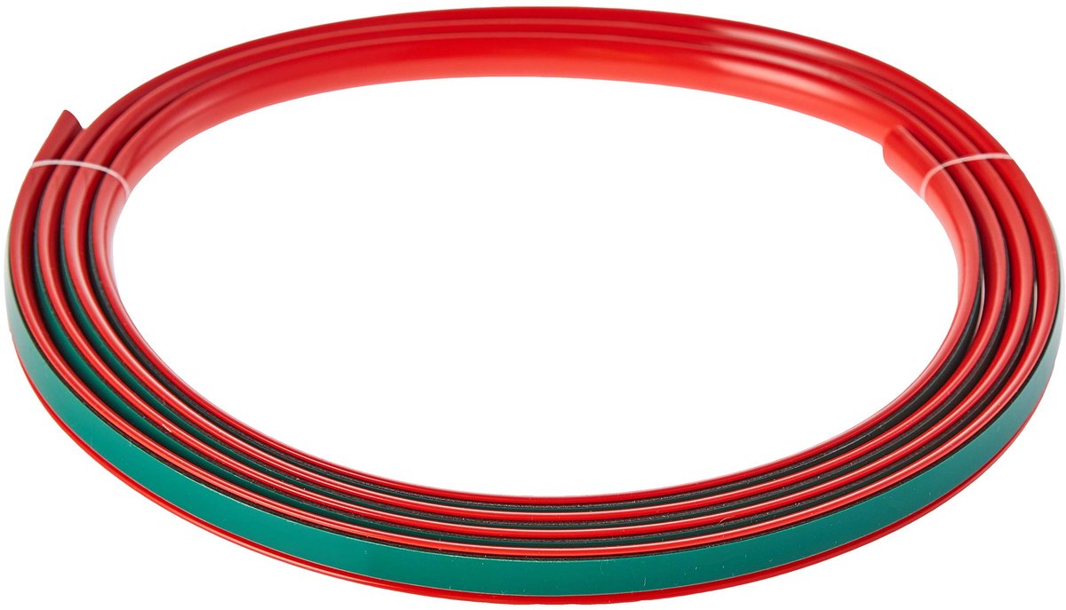 Omgoods - Rode Decoratieve Adhesieve Profiel voor Auto met 3M Tape