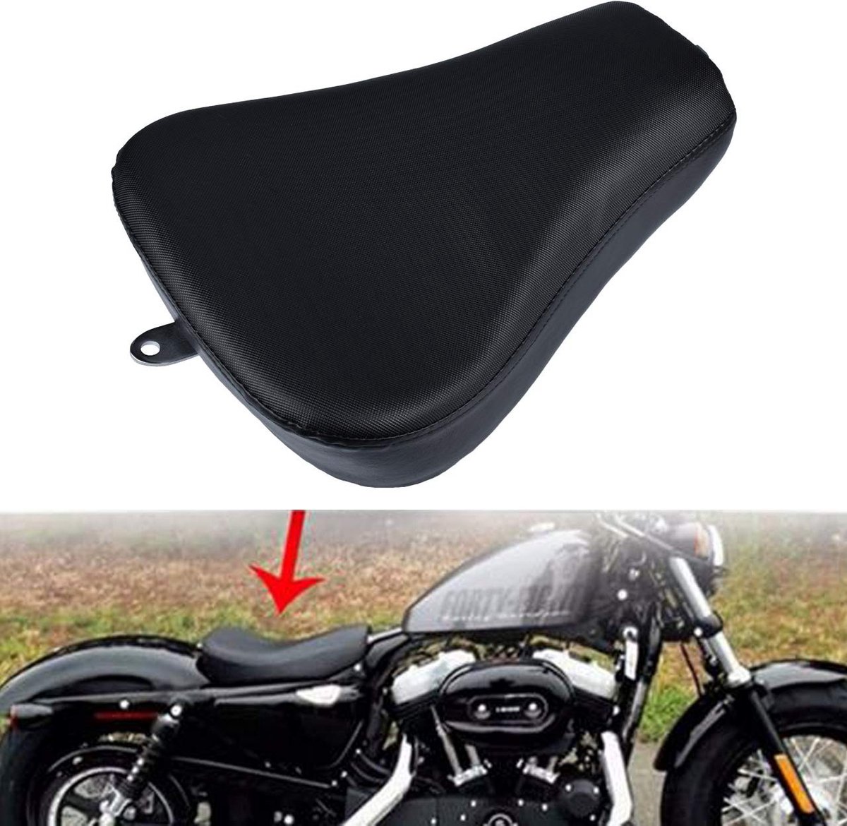 Omgoods - Zadelkussen voor Harley Sportster Motoren (07-15)