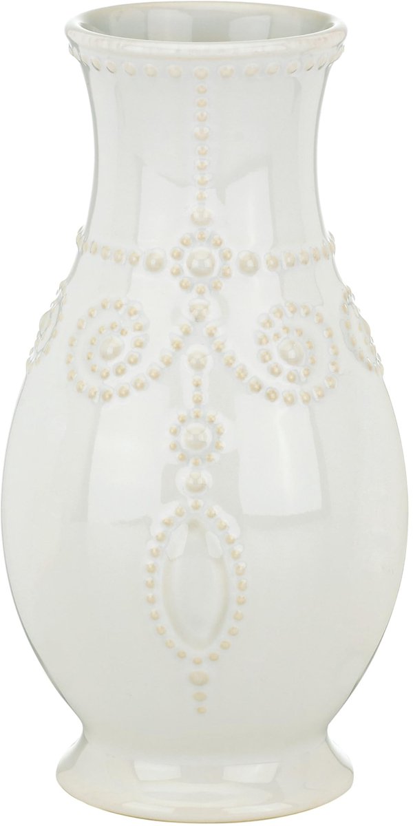 Omgoods - 20.3 cm Witte Fluted Vaasje