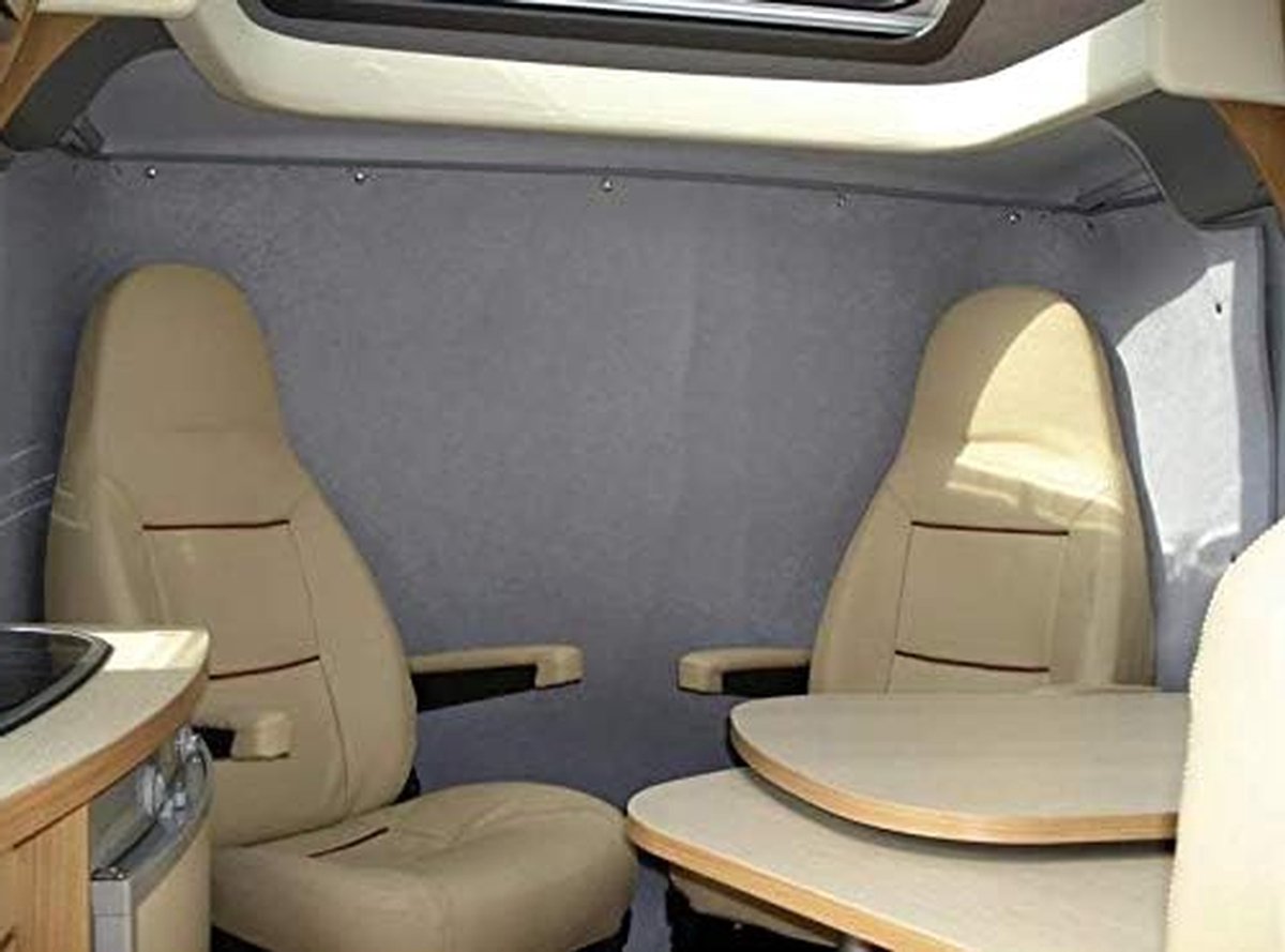 Thermogordijn Fiat Ducato - Isolatiegordijn Camper - Isolatie Camper - Zeer Efficiënt - 32 x 10 x 20 cm - Beige