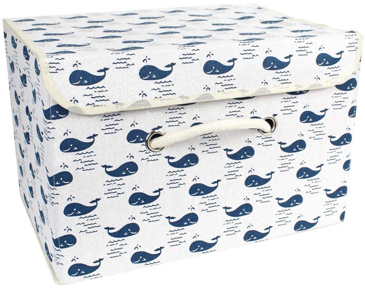 Omgoods - Opvouwbare Opbergdozen Set met Handgrepen en Deksel
