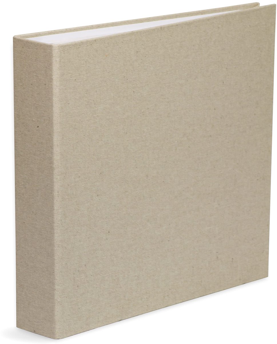 Omgoods - Fotoalbum met Linnen Kaft en 40 Perforated Witte Bladen