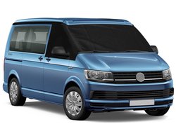 Omgoods - Vervangend Zonnescherm voor VW T4, 100% Zwart