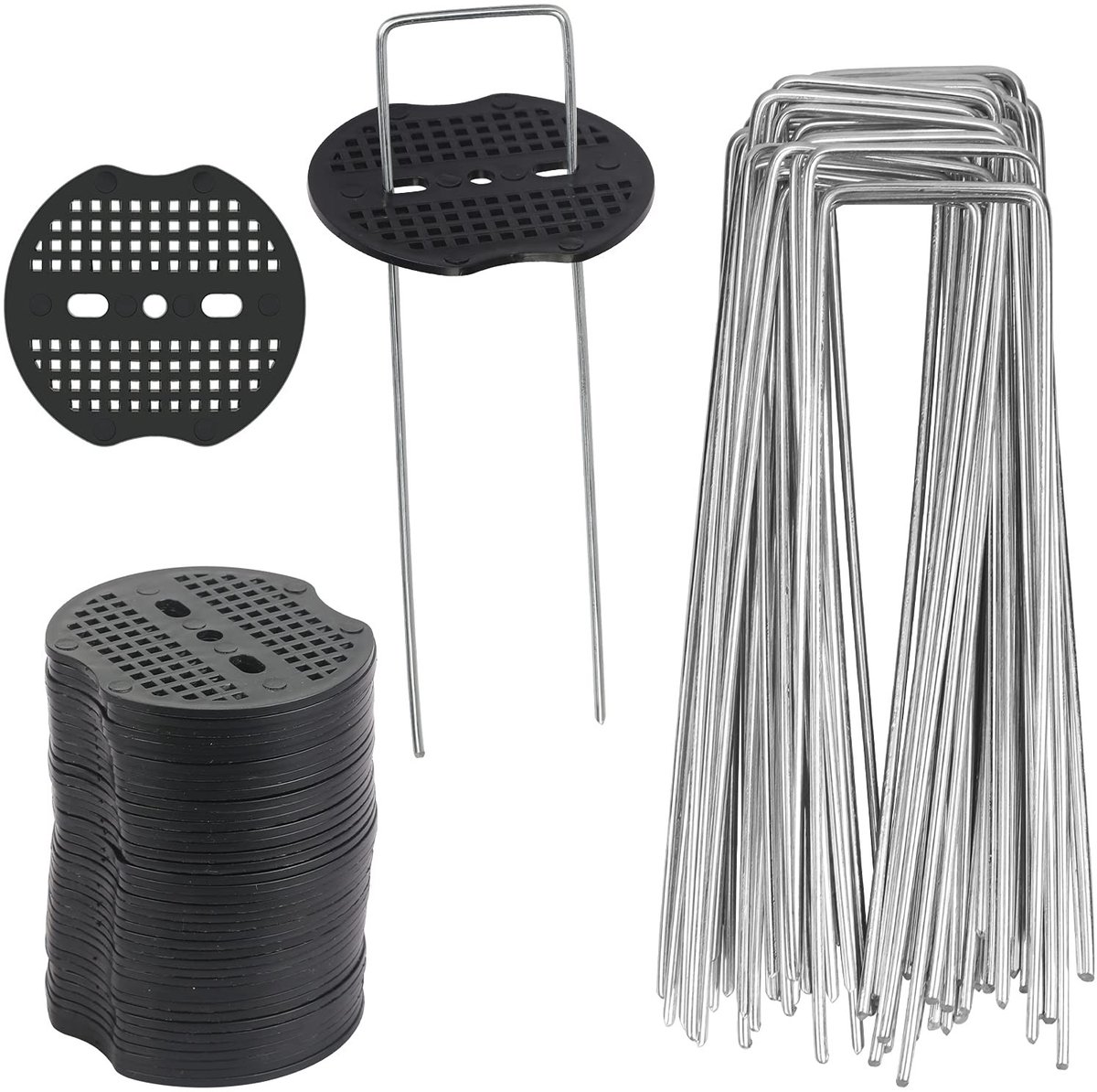 Omgoods - Set van 40 Tuinankers voor Bevestiging van Onkruidvlies