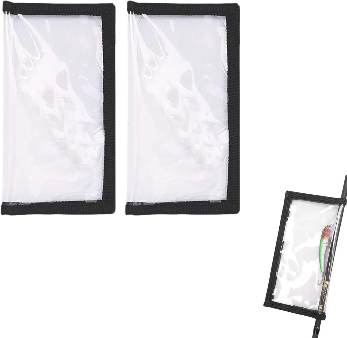 Vissen Lokken Covers - 2 Stuks - Transparant PVC - Bescherming voor Vishaak - ShopVlot