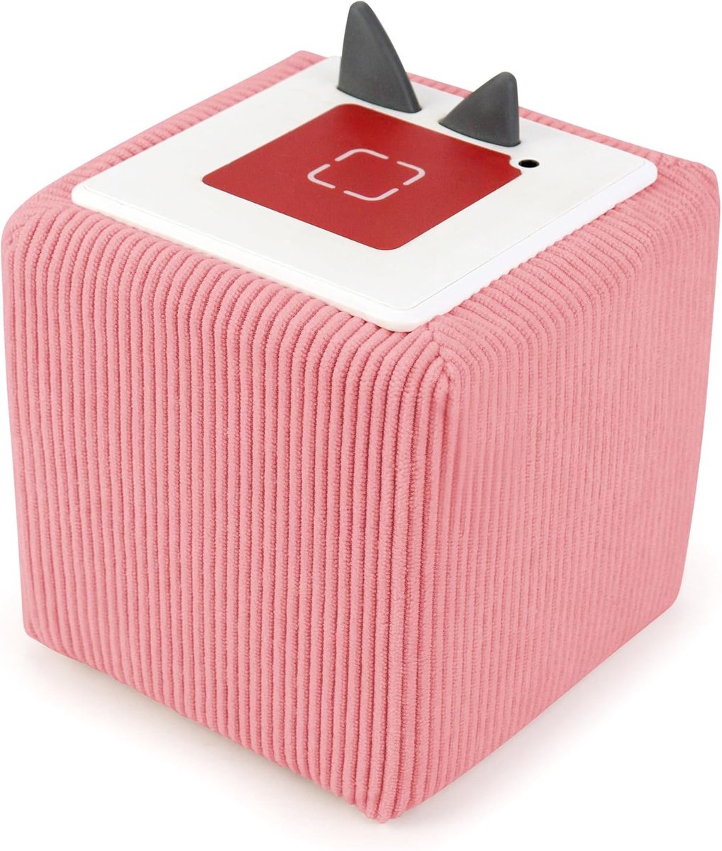 SnelShoppen - Beschermhoes, Corduroy Case Geschikt voor Vertelbox (Roze) - Duurzaam, Zacht, Stijlvol, Perfect voor Kinderen, Feest, en Meer