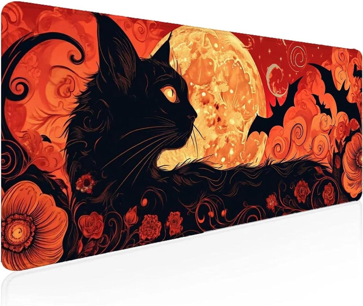 Grote Muismat - Toetsenbordmat Bureauonderlegger - Gamen Kantoor Thuis - Waterdicht Antislip - 1200x600x3mm - Zwart