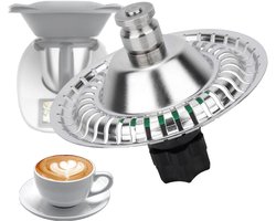 Accessoire voor Melkschuimer en Thermomixer, Ideaal voor Melkopschuim en Koffiecreaties, Geschikt voor TM5 en TM6