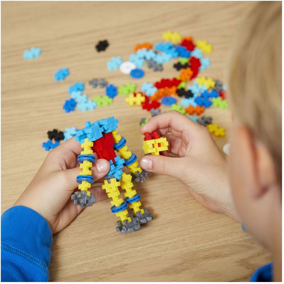 Plus-Plus Learn to Build robot 275 delige bouwset - 3963 - Bouwspeelgoed - Constructiespeelgoed - Set met bouwstenen - Vanaf 5 jaar — afbeelding 11