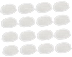 Zoogcompressen Borstvoedingspads Verpleegkussens - Borstvoeding Ondersteunen - Superabsorberend Lekvrij - 100 - Wit - 100 stuks