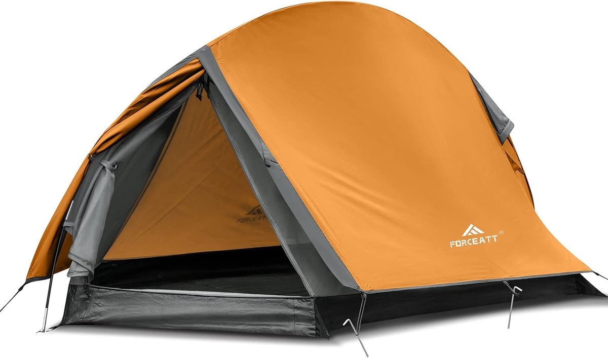 SnelShoppen - Tent voor 1 of 2 Personen, Ultra Licht, Waterproof, Snelle Opzet, Dubbele Laag, Ideaal voor Camping, Motorrijden, Wandelen en Festivals