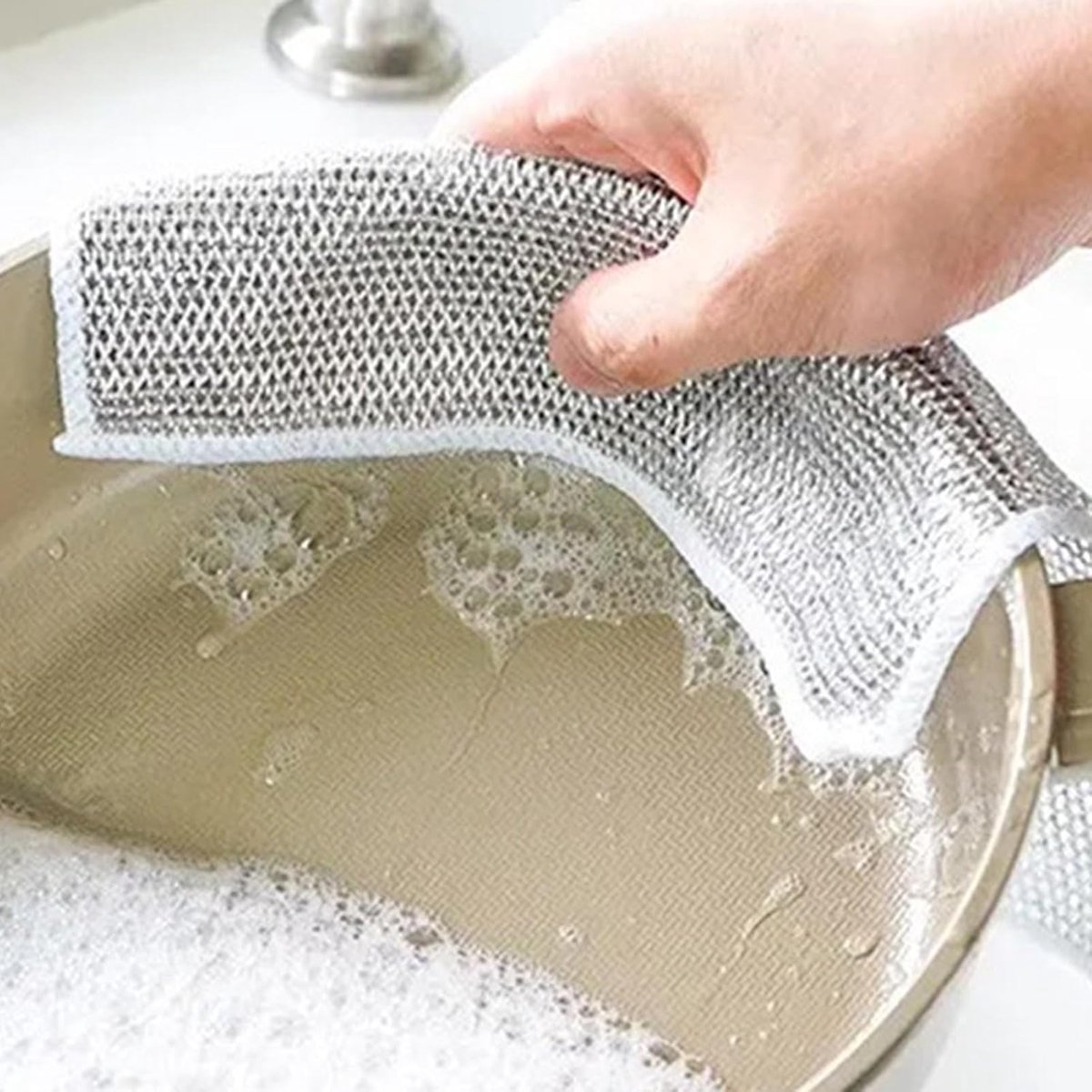 SnelShoppen - Stevige Keuken Doek van Staal - Dubbelzijdige Theedoek voor Effectieve Schoonmaak - Duurzaam en Veelzijdig - Ideaal voor Vaat, Koken en