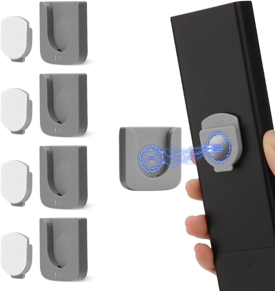 SnelShoppen - Magnetische Wandhouder voor Afstandsbediening, Innovatief Sleufontwerp voor Eenvoudige Organisatie van Huis, Kantoor en Schoolbenodigdhe