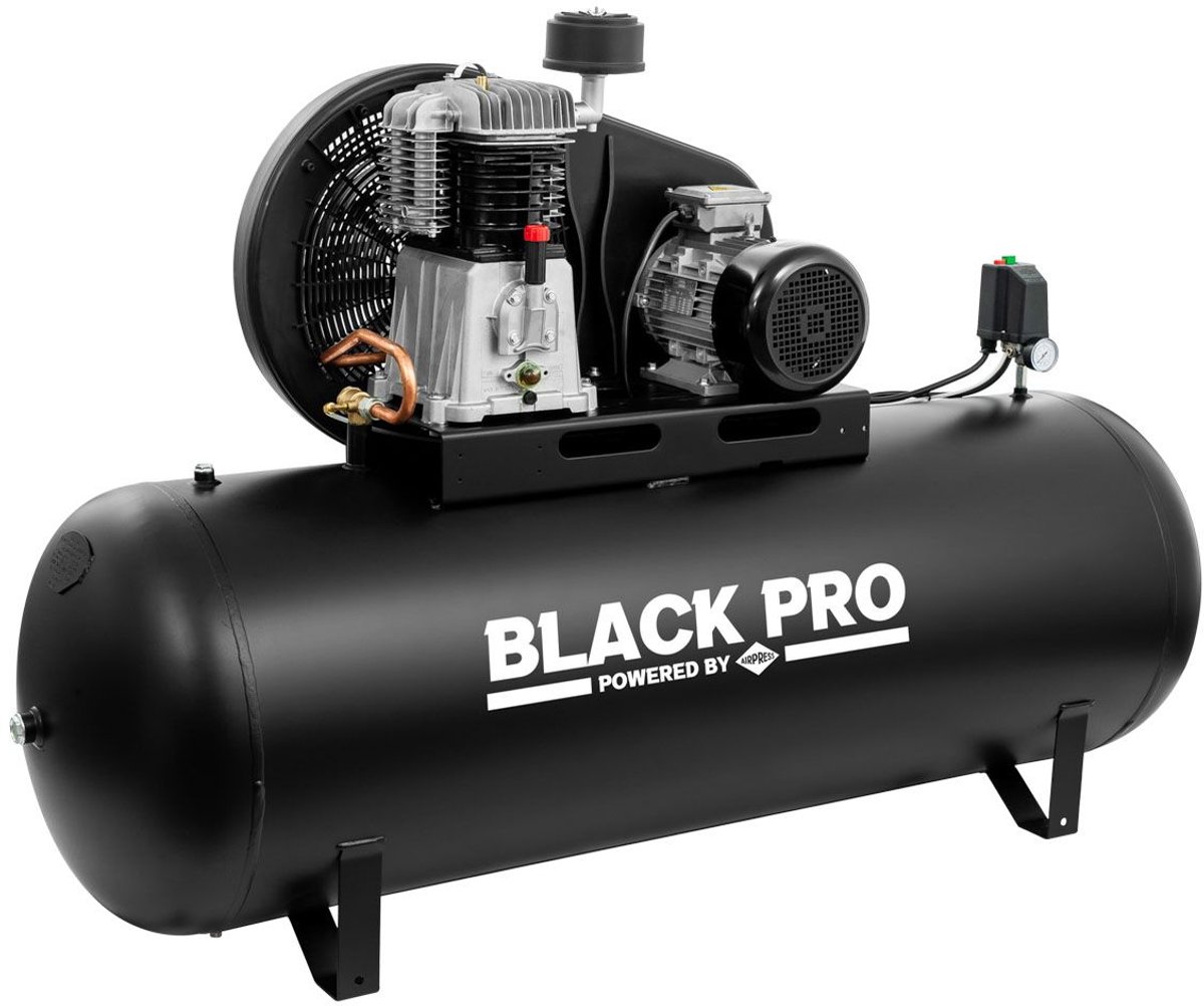 Twee-cilinder compressor Black Pro NB7/500 | 500 L | 11 bar | 7.5 HP/5.5 kW | 652 L/min | 400 V