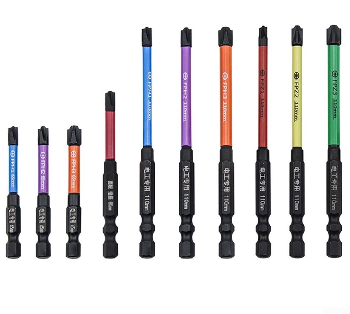 Omgoods - Magnetische Schroevendraaier Bits Set voor Elektriciens