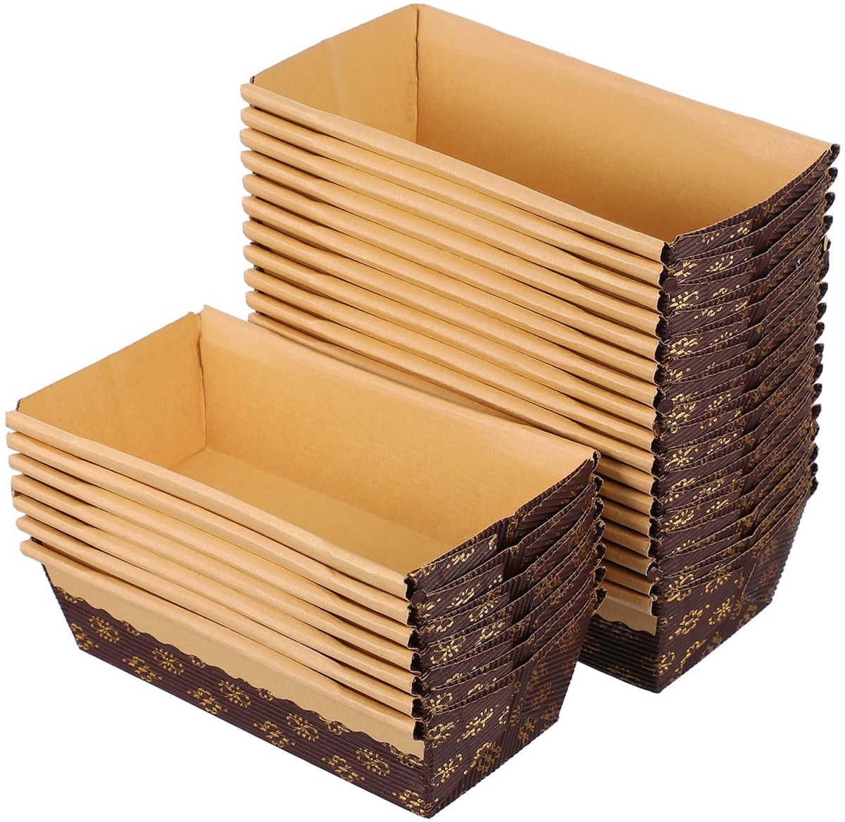 Omgoods - 25 Stuks Mini Muffin en Toast Bakvormen - Duurzaam en Non-Stick