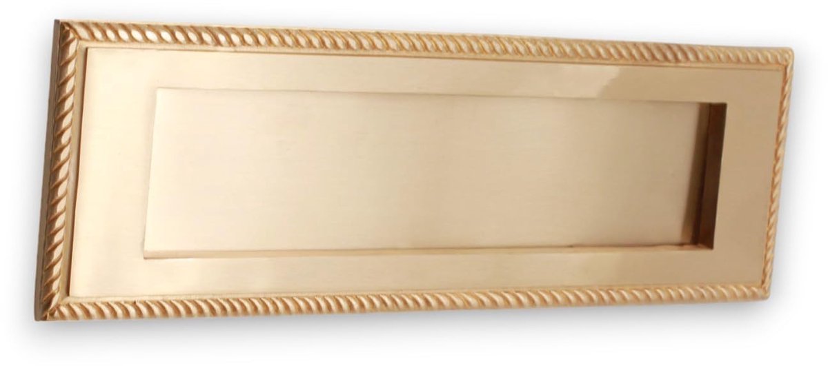 Omgoods - Massief Messing Brievenbusplaat in Georgische Stijl