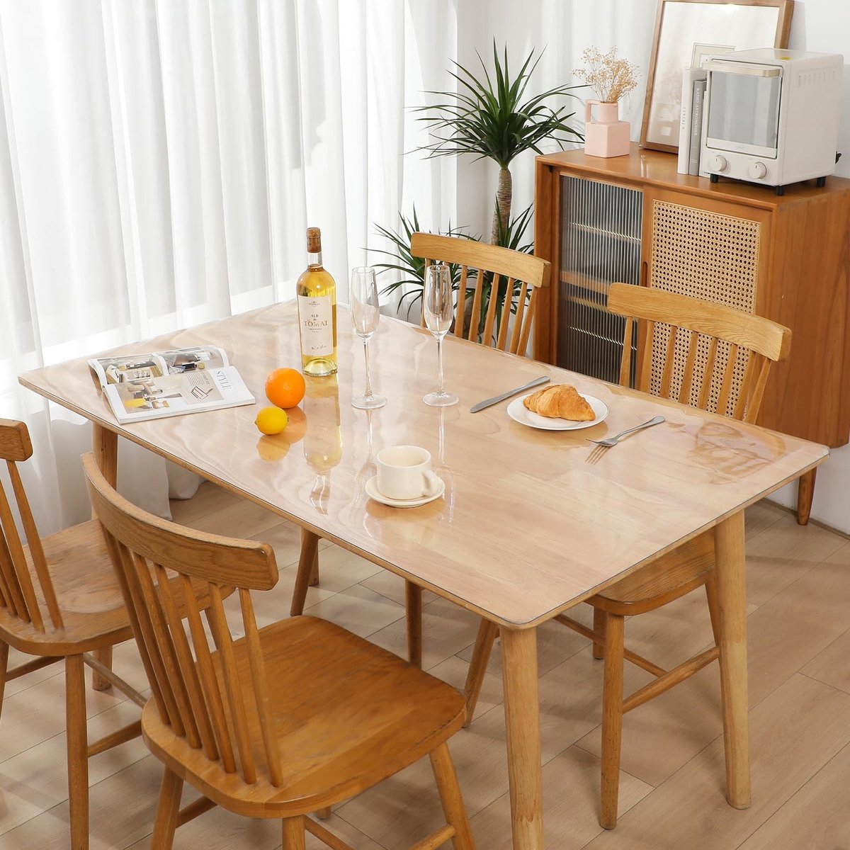 Omgoods - Transparante Tafelbeschermfilm, 70 x 170 cm, Voor Eettafel