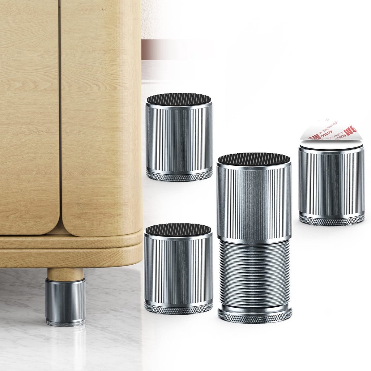 Omgoods - Verstelbare Metalen Meubelpoten, Set van 4