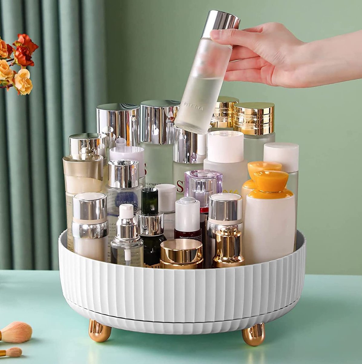 Omgoods - 360° Rotating Cosmetica Organizer - Ruimtebesparende Make-up Opberger