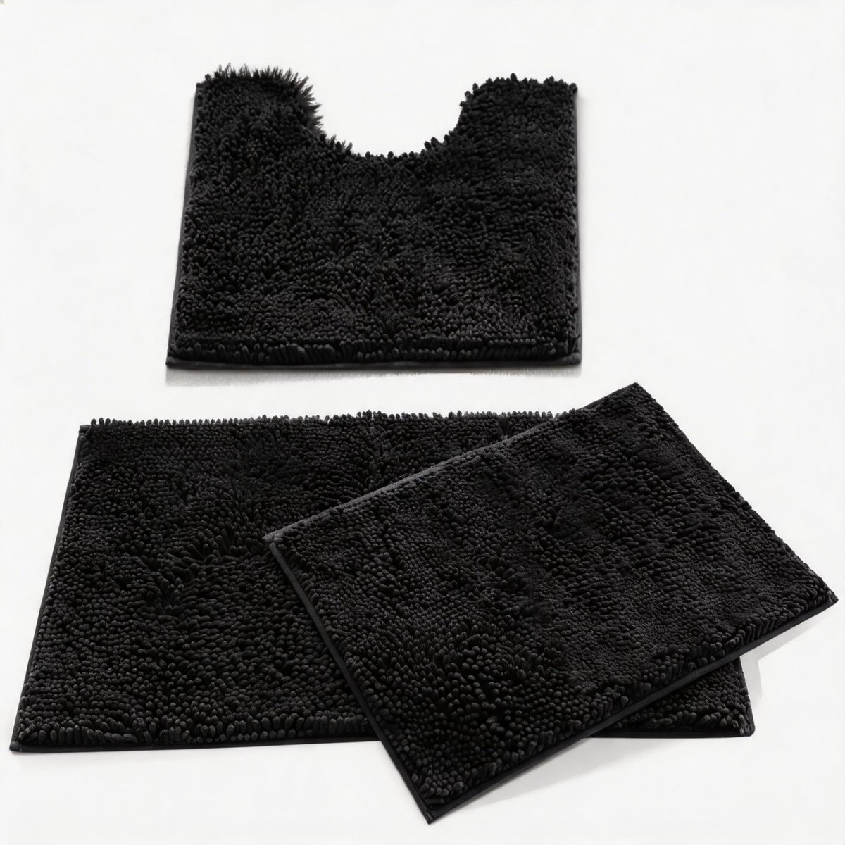 Omgoods - 3 Delige Super Zachte Badmat Set met Antislip