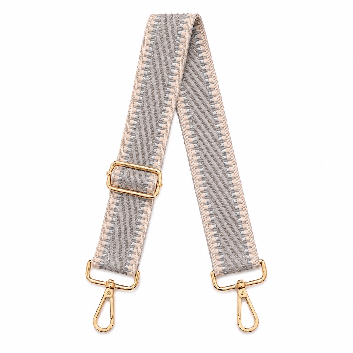 Consumerce® Verstelbare Tassenriem - Riviera Grey - Schouderband voor Tas - Schouder Band Bag Strap - Schouderriem - Tashengsel Crossbody