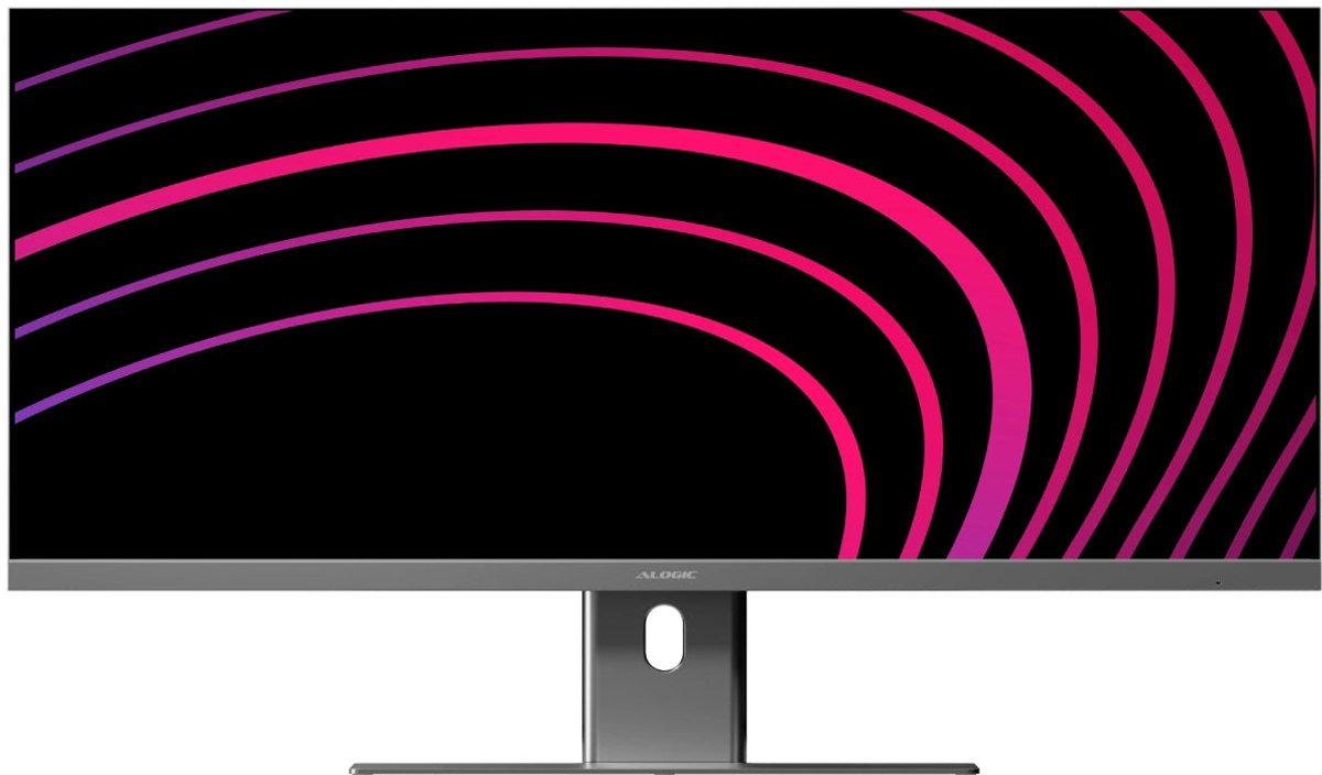 Alogic Edge 40 Ultrawide Monitor (WQHD) – Maximale Resolutie 3440 x 1440 – Reactietijd 4ms – USB-C Host Verbinding met 90W opladen - Grijs