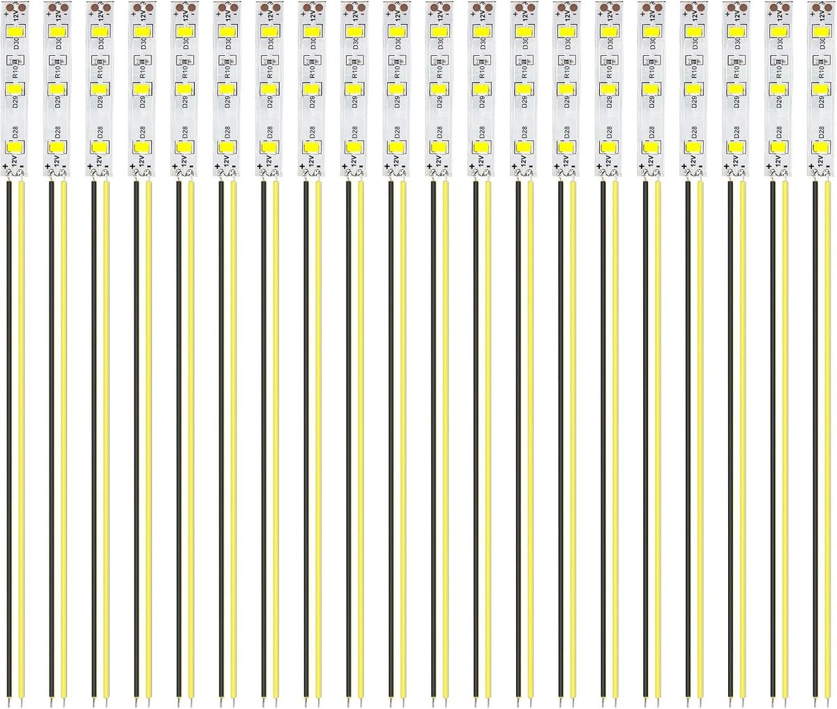LED strips 50 mm - 2335 SMD LED - 12-18 V - helder licht voor modelbouw - ShopVlot