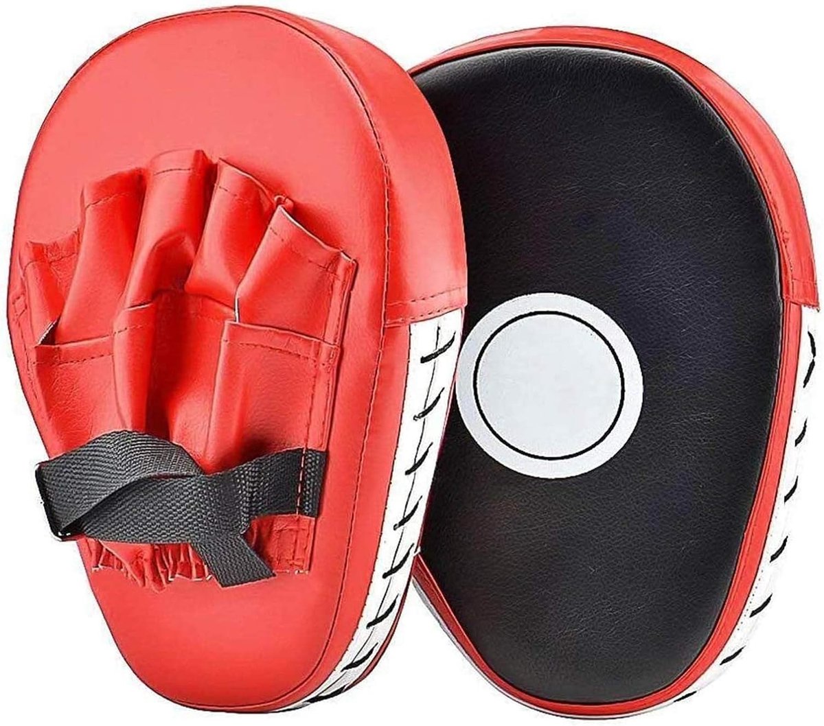 SnelShoppen - Kick Pad 2 Stuks Punching Mitts Kick Pack Stootdoel Handpads MMA Doel Muay Thai Pads Palm Pad voor Boksen Kickboksen Karate Muay Thai MM