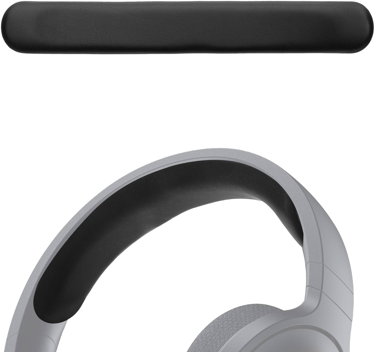 kwmobile band geschikt voor Razer Barracuda X - Koptelefoonband in zwart - Zachte hoofdband voor hoofdtelefoon