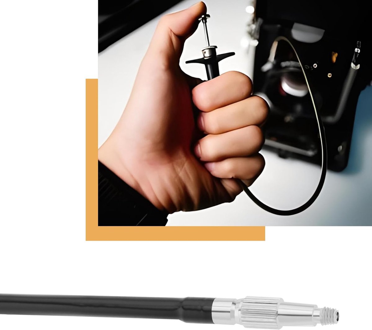 SnelShoppen - 40cm Mechanische Sluiter Kabel Camera Afstandsbediening met Schroef Lamp Lock Ontwerp Geschikt voor Fujifilm en Sony