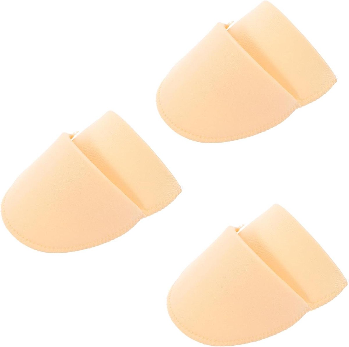Schouderpads - Schouderversterkers Kussentjes - Kleding Aanpassen - Zelfklevend - 14.5x9x1 cm - Naturel