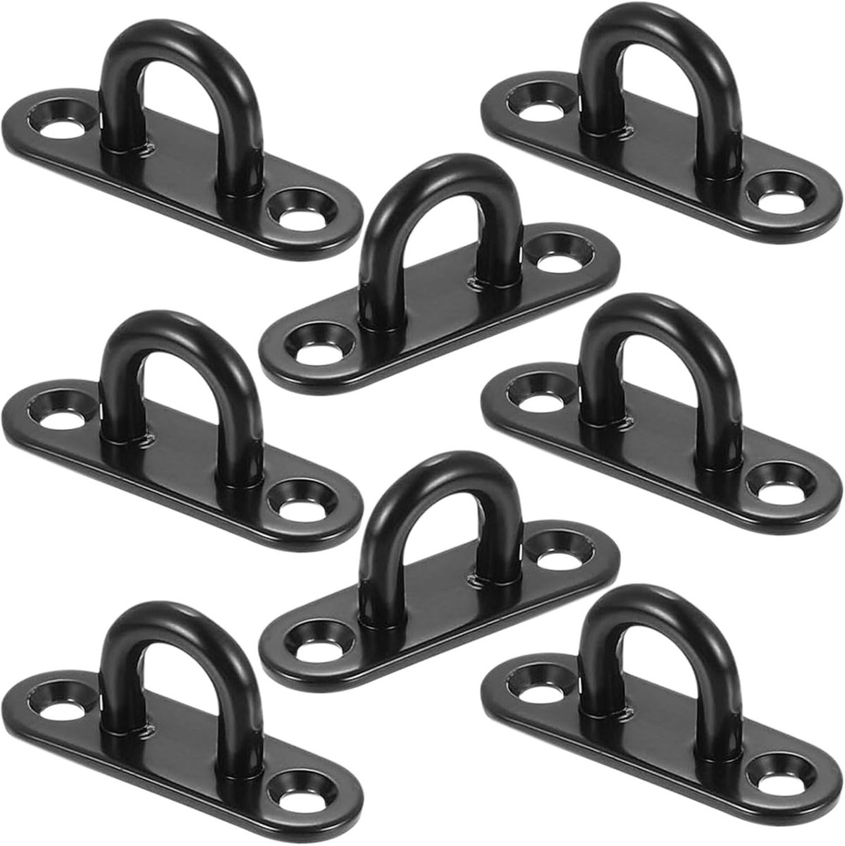 8 Stuks Wandhaak M6 RVS Platen voor Het Ophangen van Voorwerpen en Decoraties
