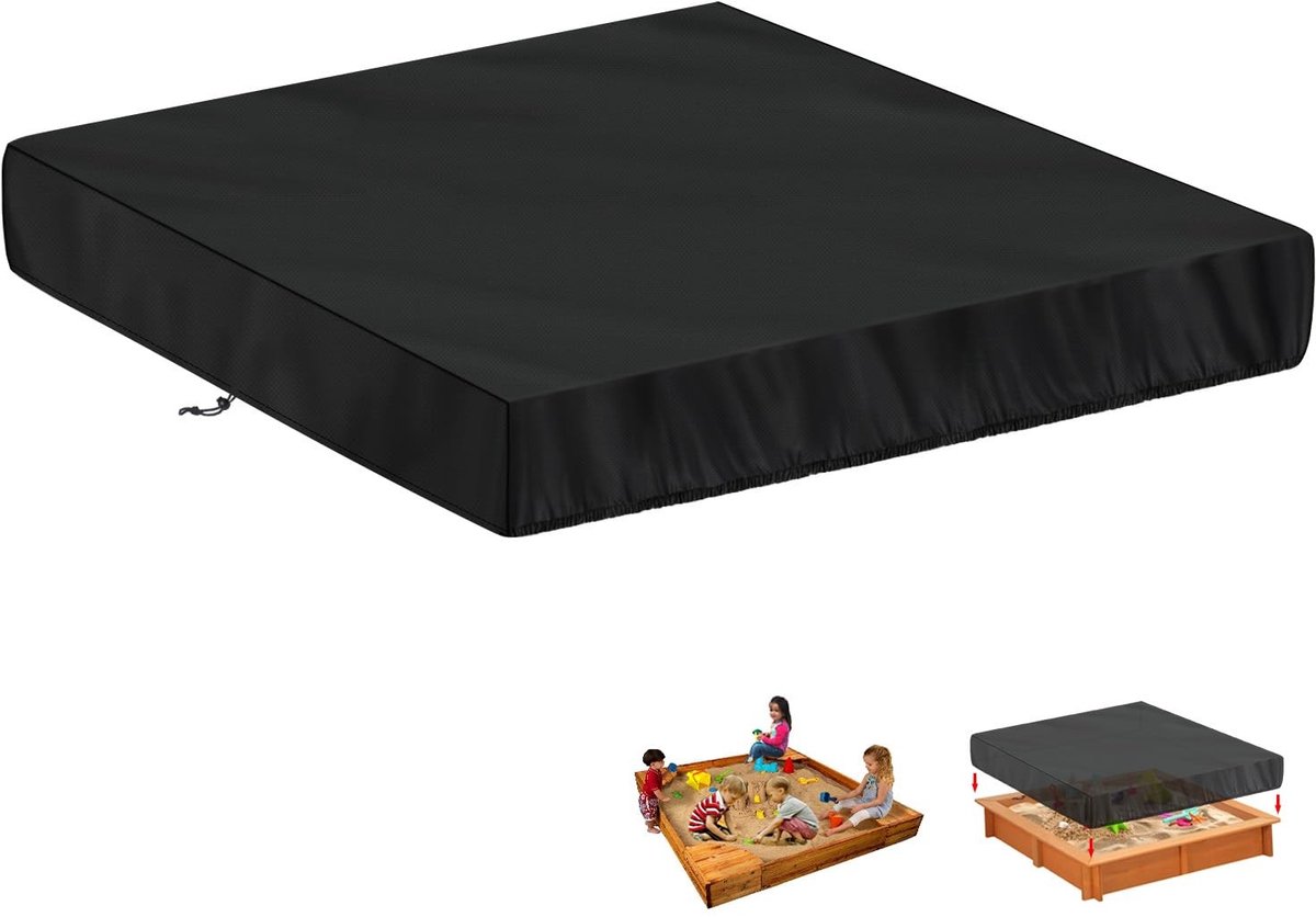 Omgoods - Waterdichte Sandbox Cover met Trekkoord 200x200x20cm van 420D Oxford Stof