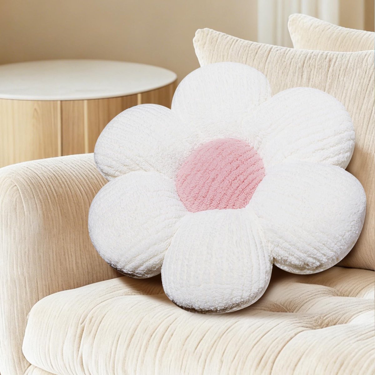 Omgoods - Aesthetisch Bloem Kussen voor Sofa en Kinderkamer, 40cm