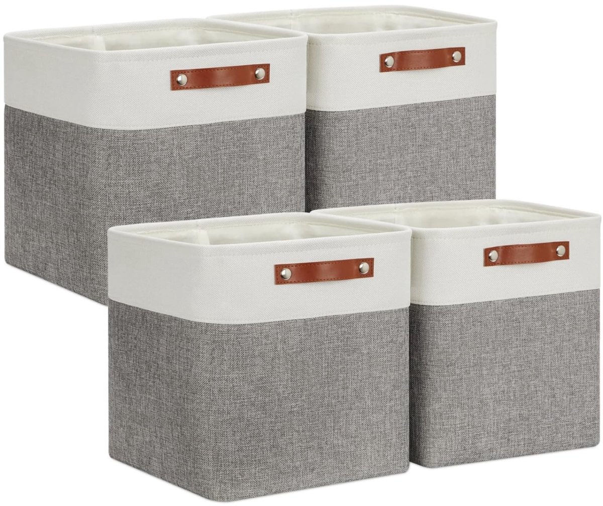 Omgoods - Set van 4 Opbergmanden voor Kleding en Accessoires