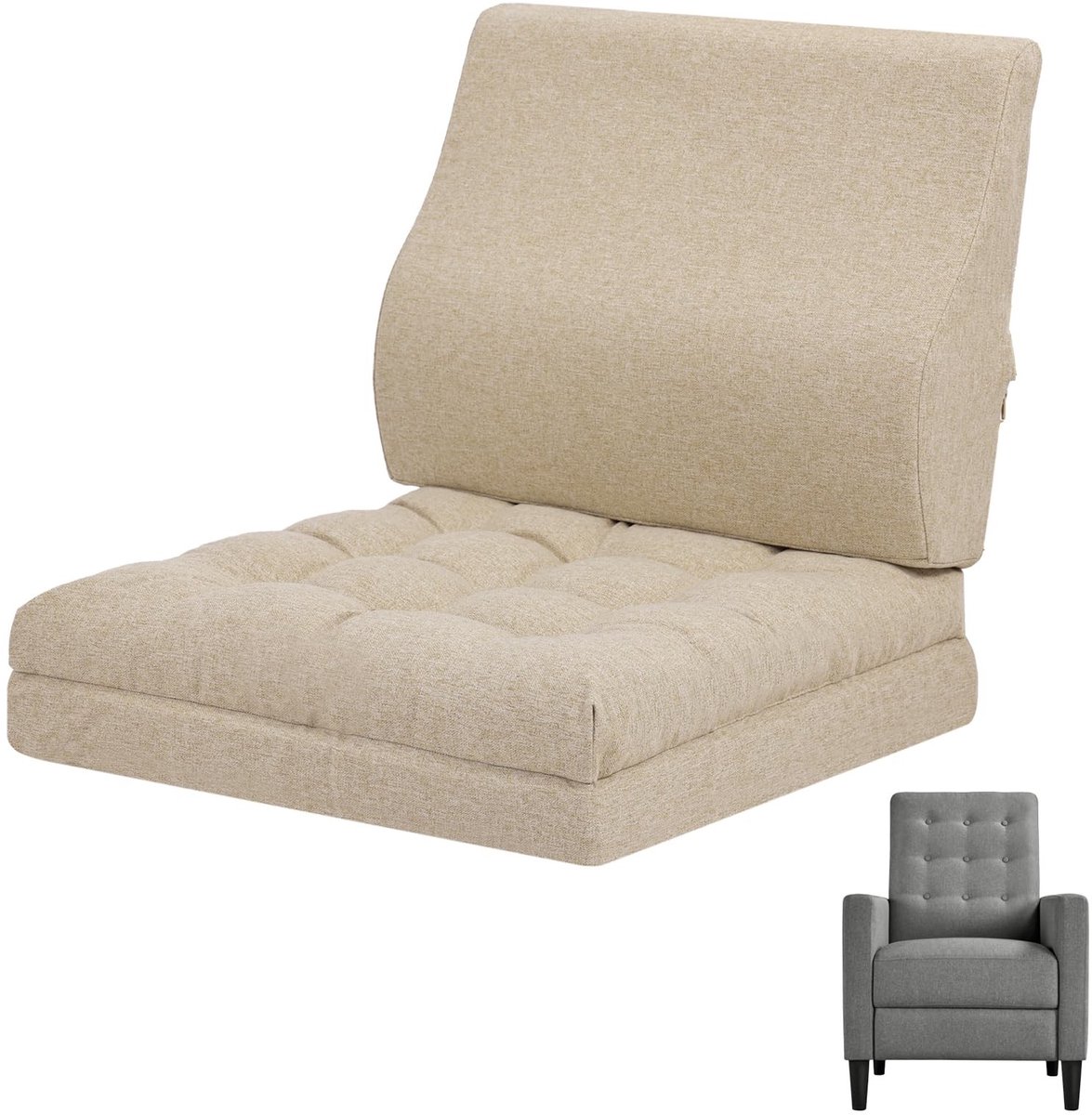 Omgoods - Zitkussen met Rugkussen Set voor Senioren, Ergonomisch en Non-Slip