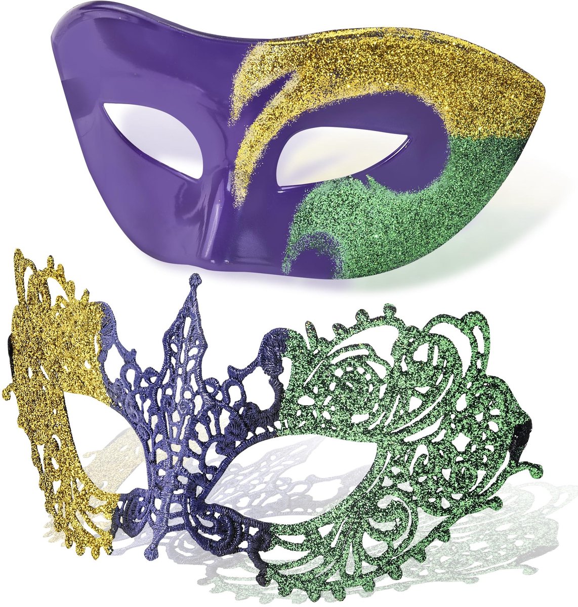 Omgoods - Venetiaans Masker voor Feestelijke Gelegenheden, Set van 2