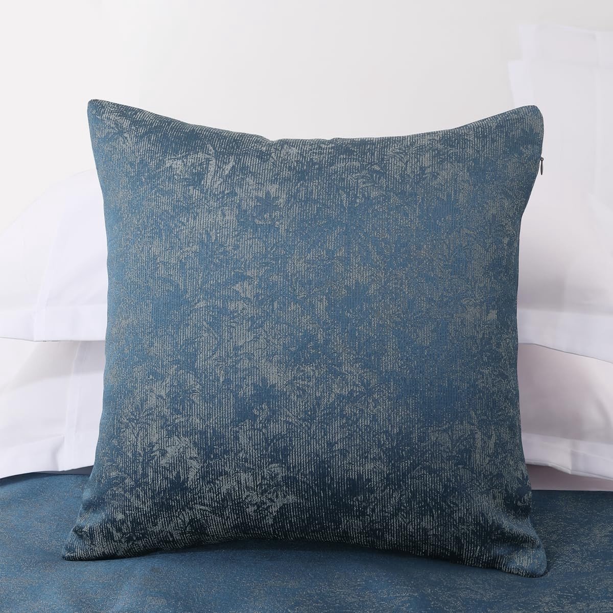 Omgoods - Set van 2 Chenille Kussenhoezen, 45 x 45 cm voor Hoteldecoratie