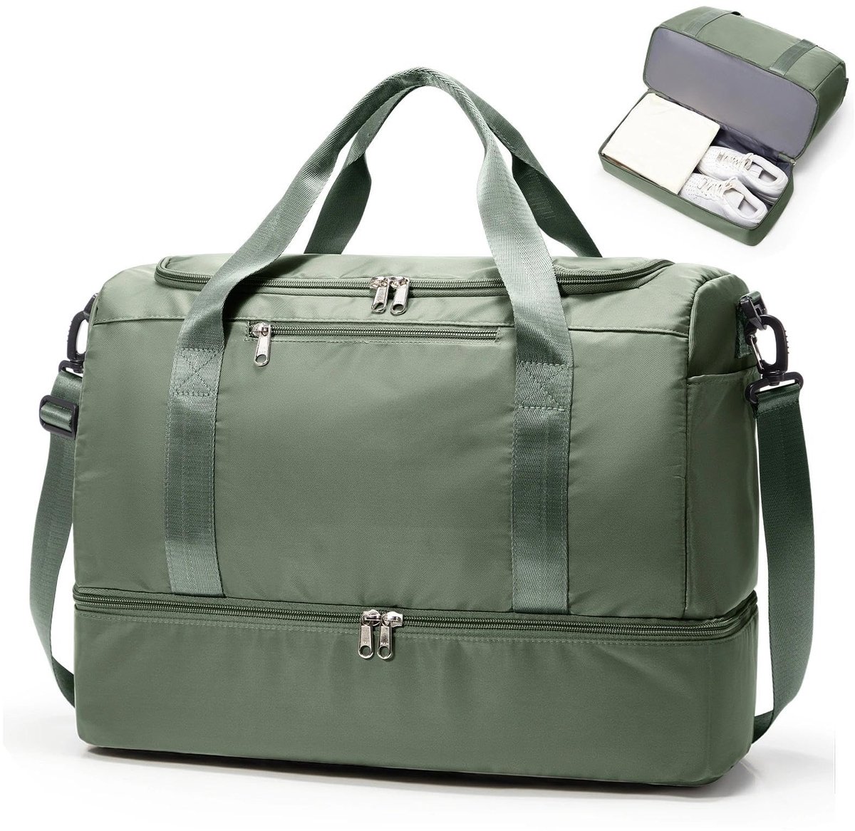 Omgoods - Waterproof Reistas met Schoencompartiment voor Weekendtrips